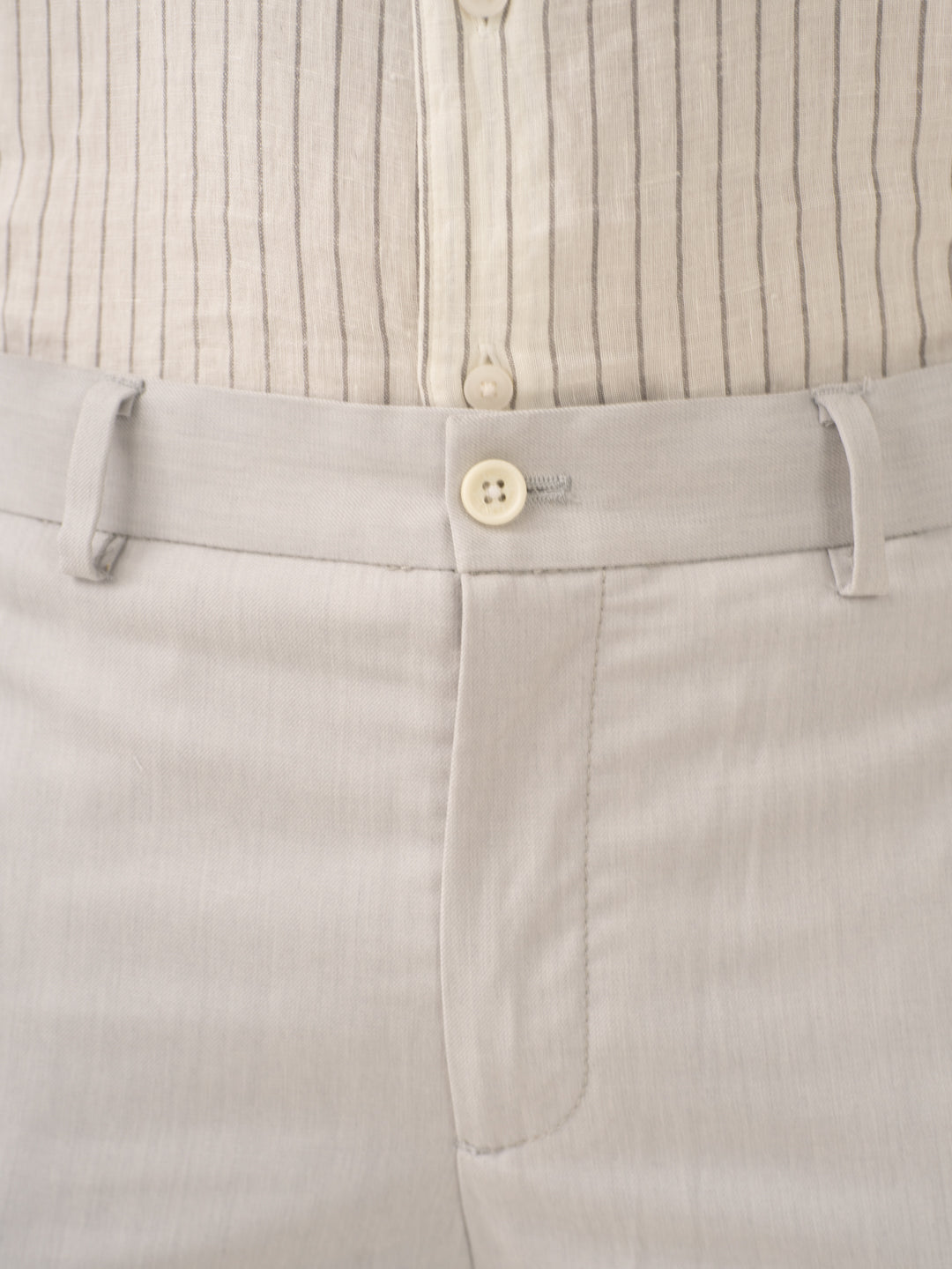 Orion Grey Twill Stretch Formal Pants
