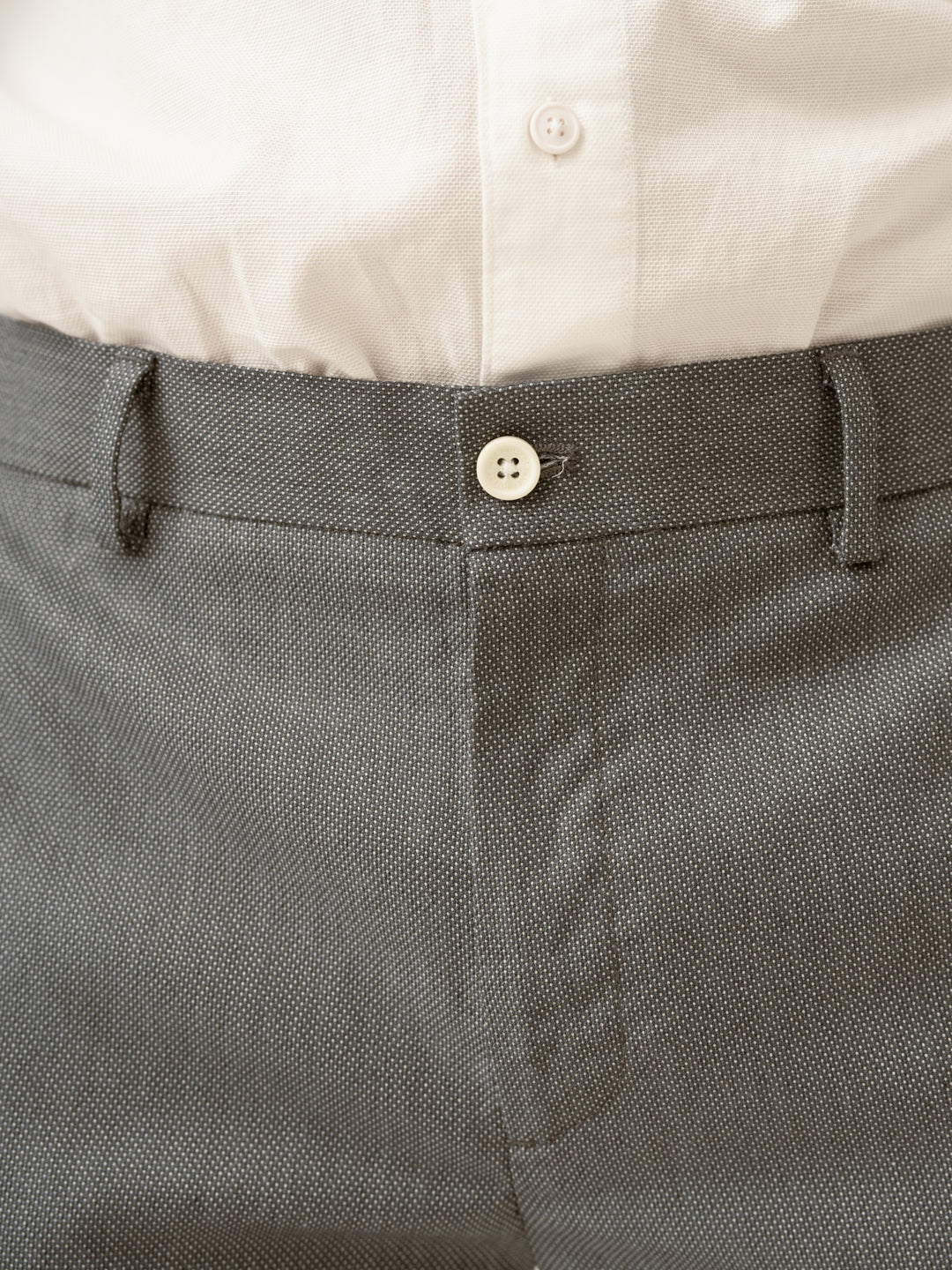 Jazz Grey Microdots Formal Pants