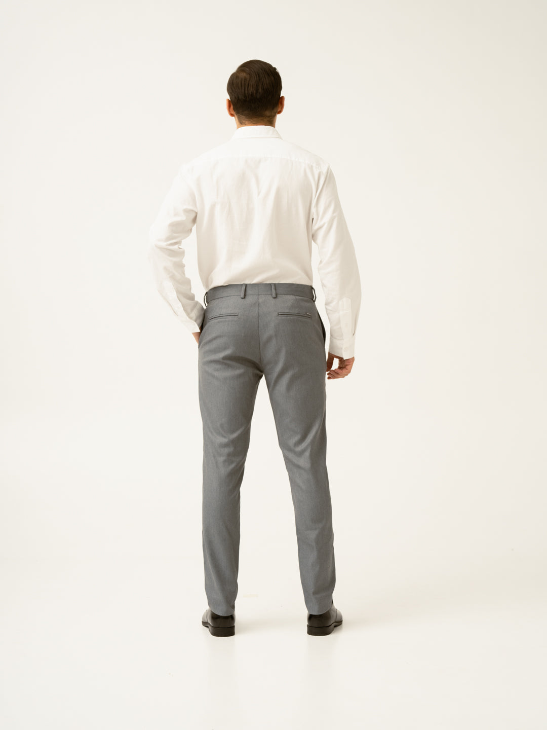 Jazz Grey Microdots Formal Pants