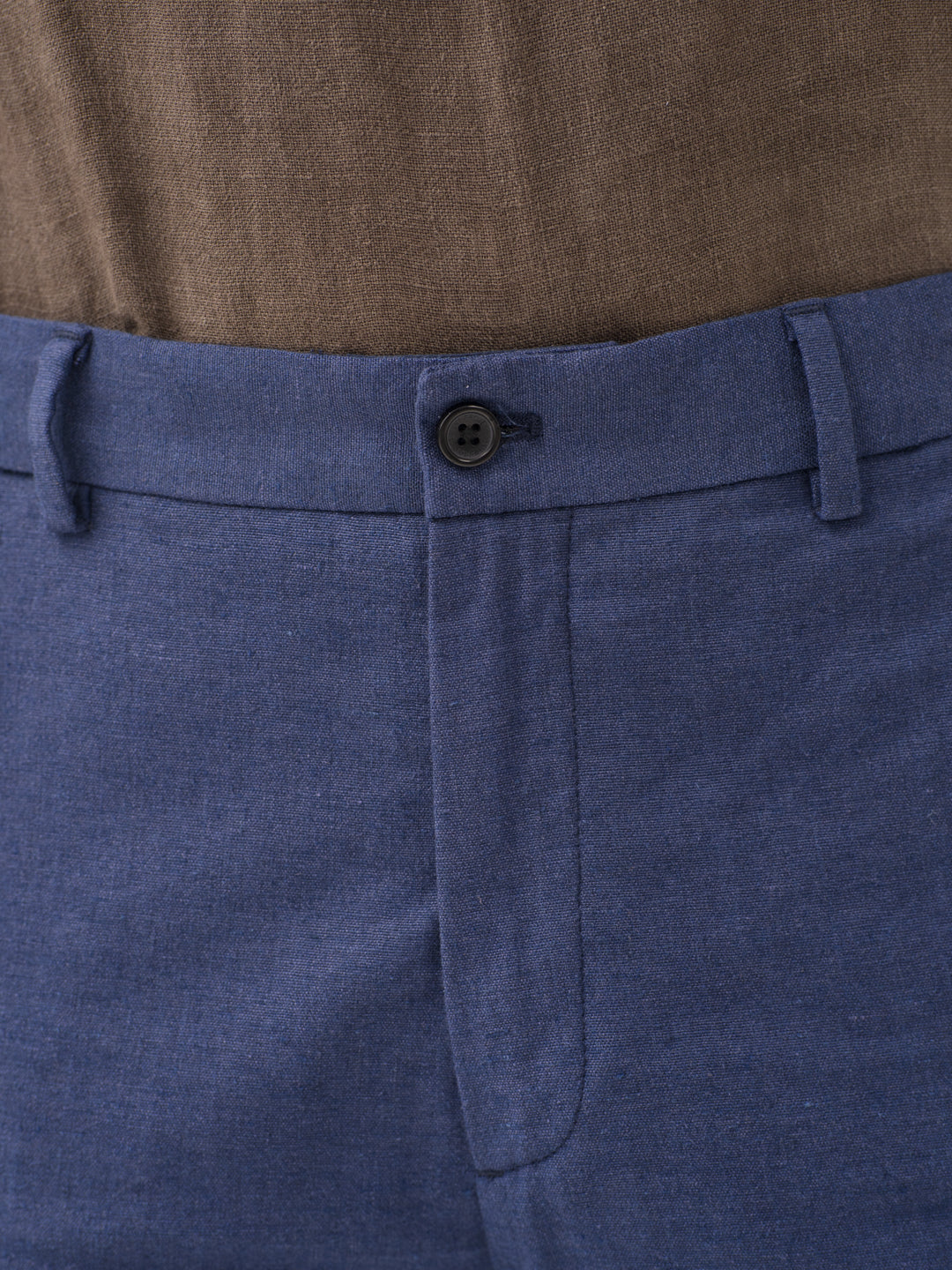 Havenloop Navy Linen Sorona Pants