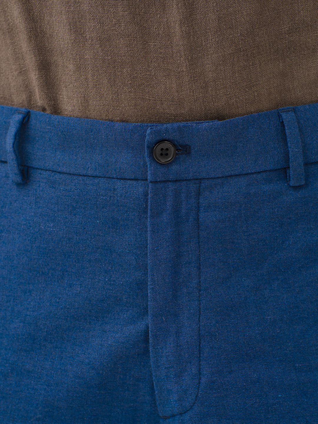 Aqualon Blue 100% Linen Pants