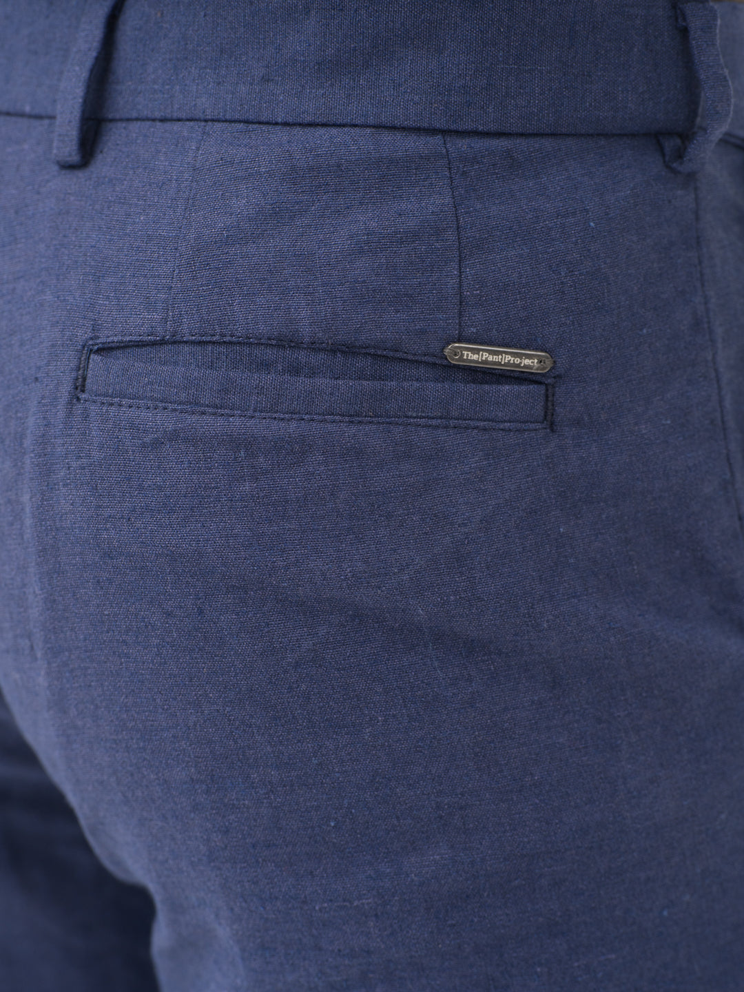 Havenloop Navy Linen Sorona Pants