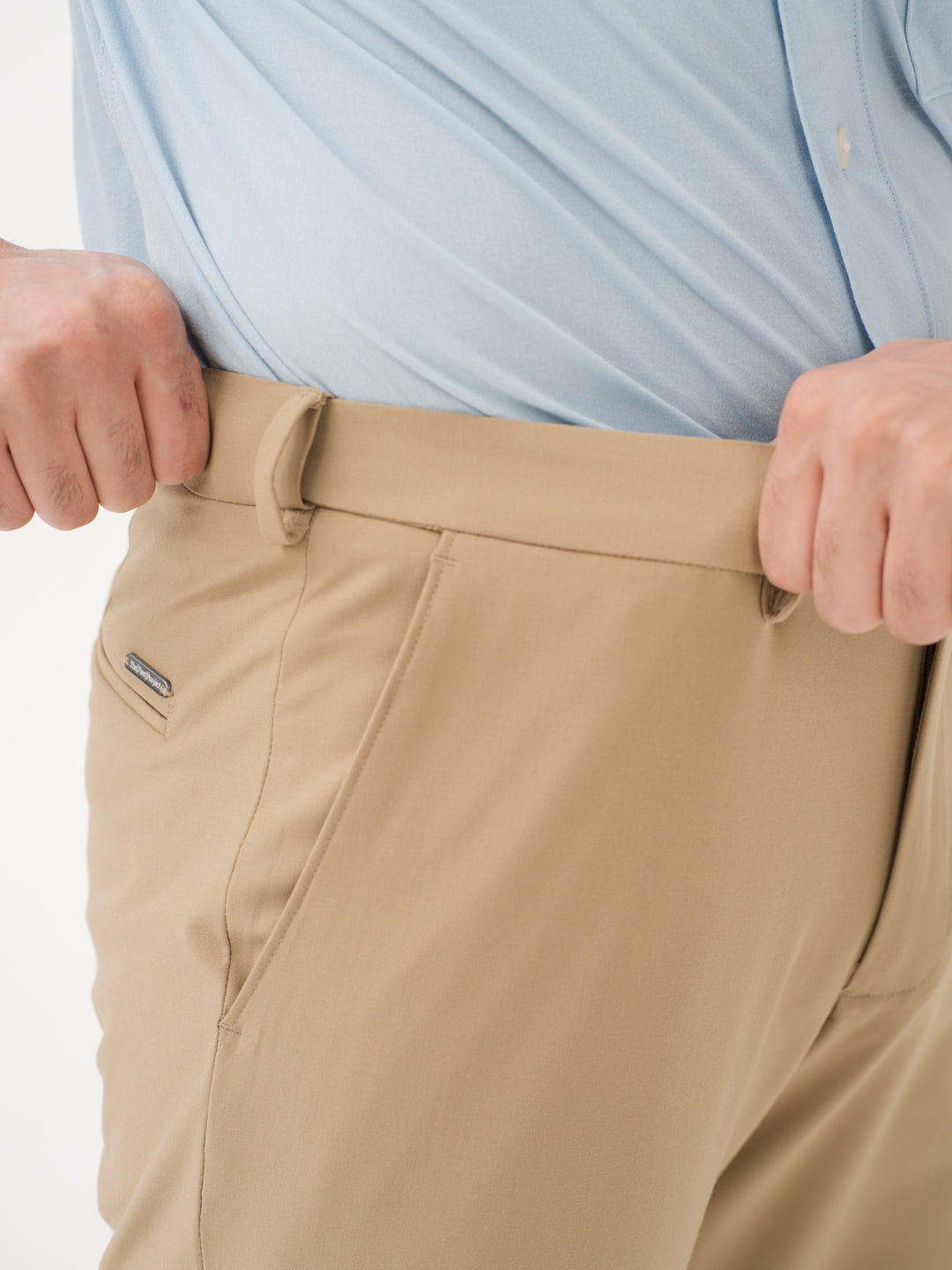 Somewhere Khaki Relaxed Fit Stretch Formal Pants