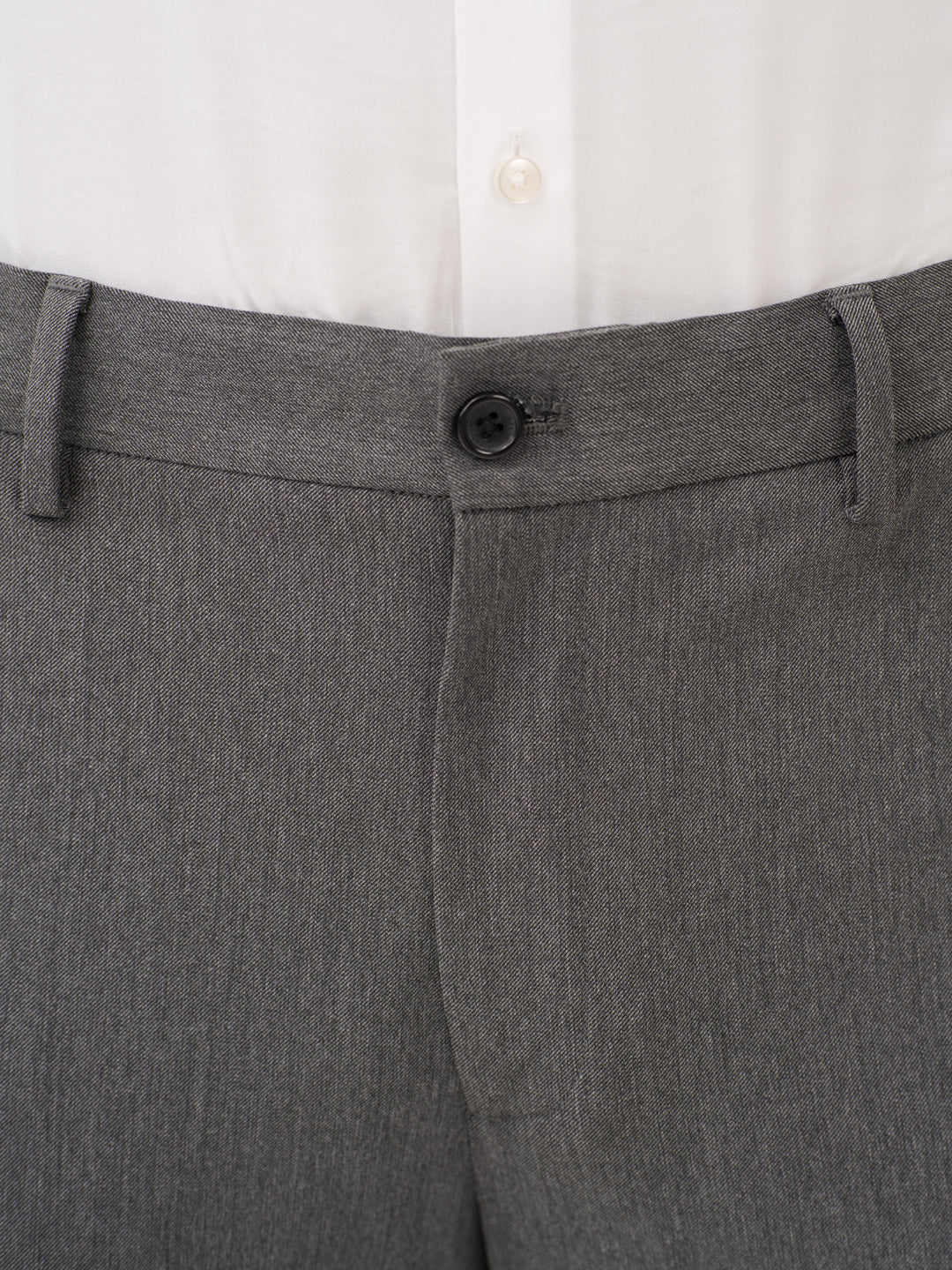 Noir Grey Twill Luxury Stretch Pants