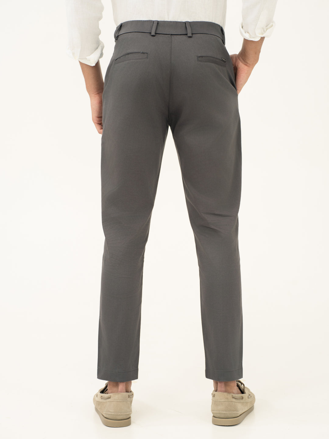 Rainshield Grey Slim Fit Stretch Chinos