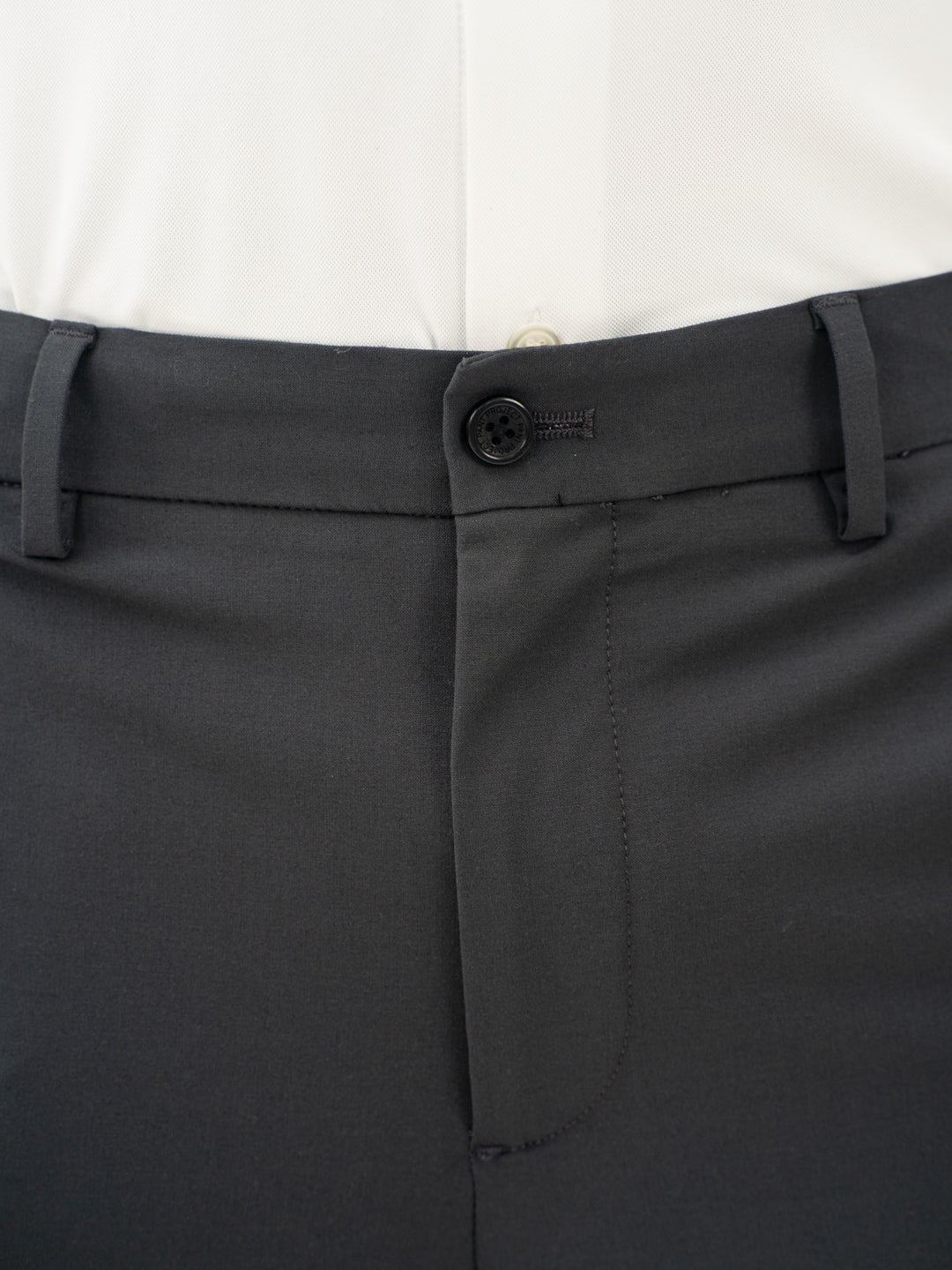 Dark Grey Stretch Formal Pants