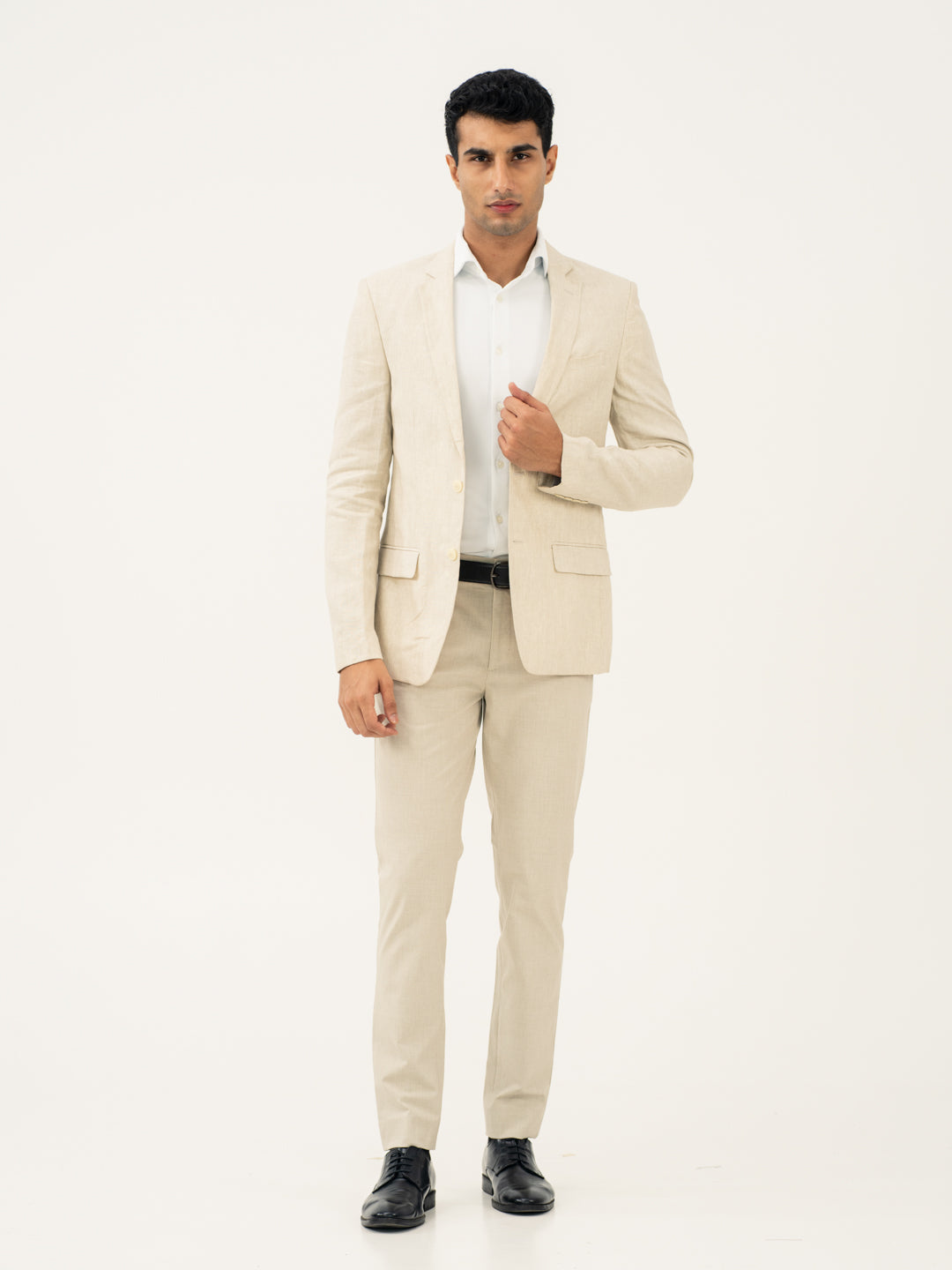 Stone Khaki Houndstooth Pants