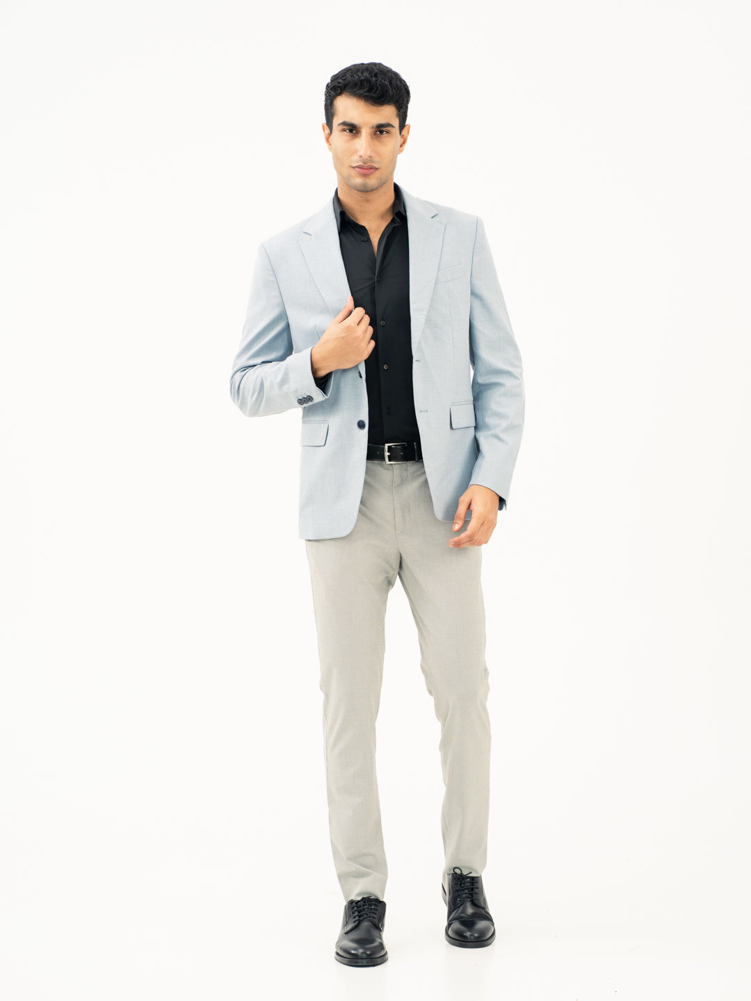 French Grey Houndstooth Pants