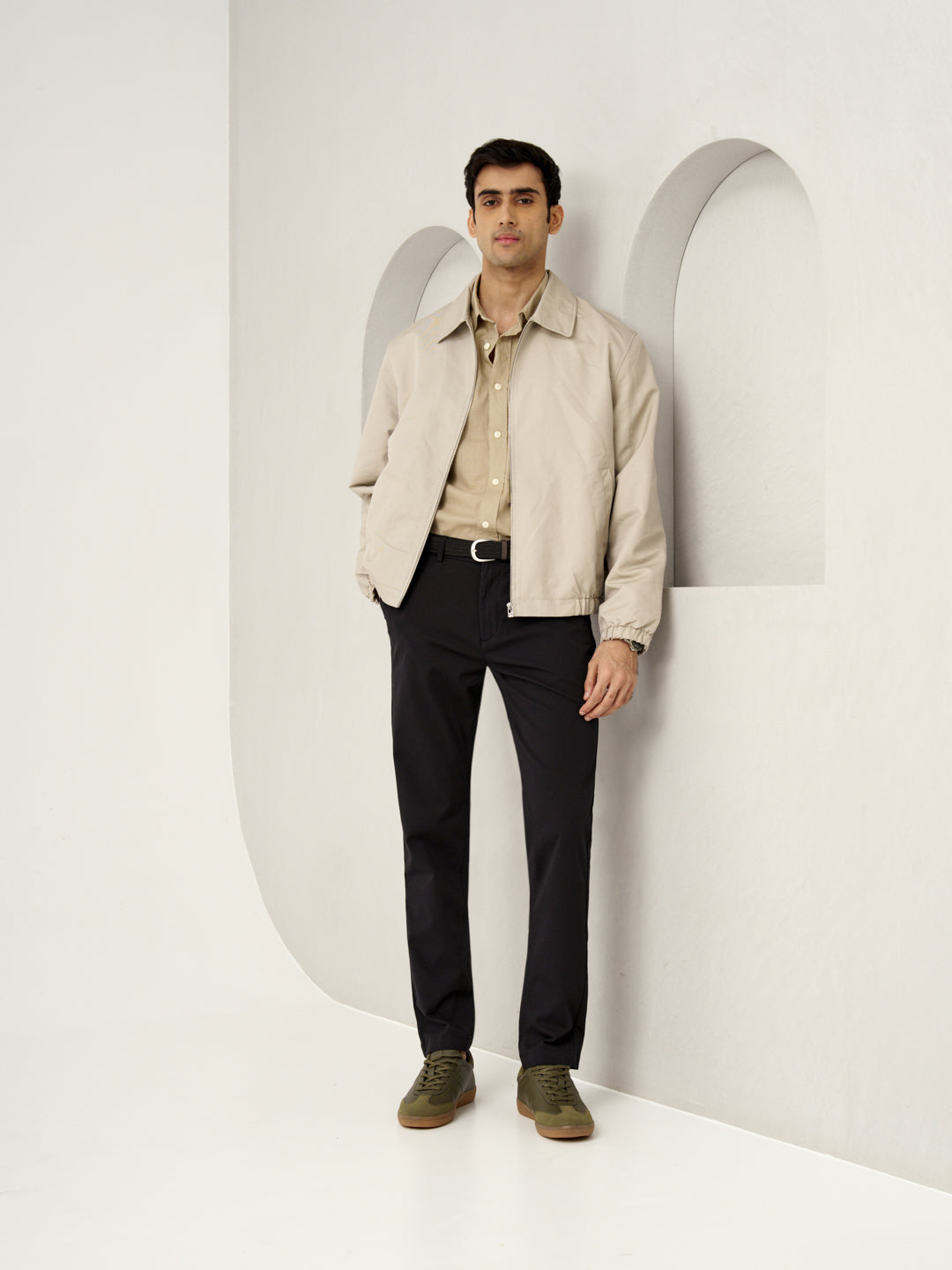 Black Shadow Stretch Chinos