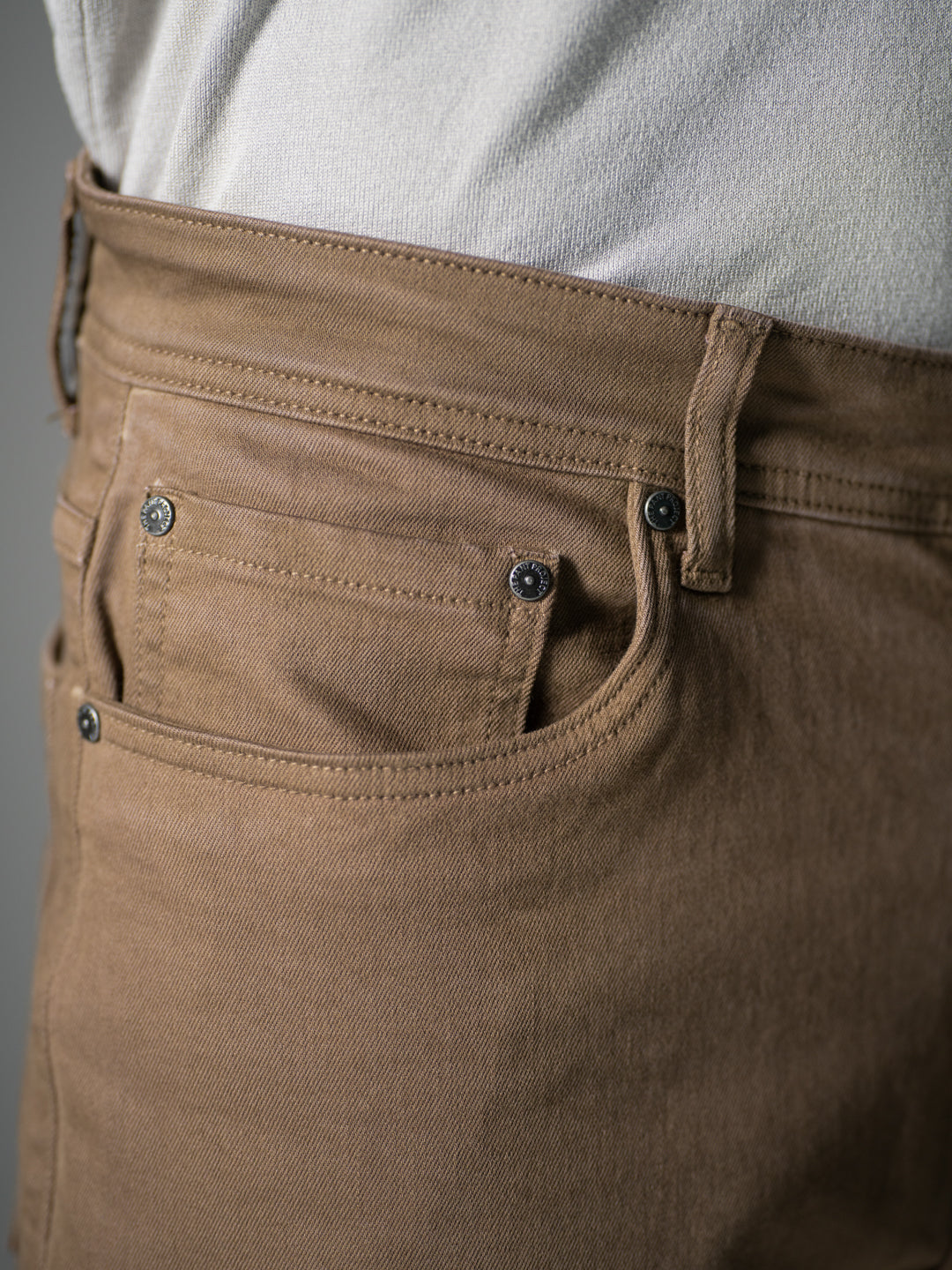 Weathered Olive Relaxed Fit Jeans