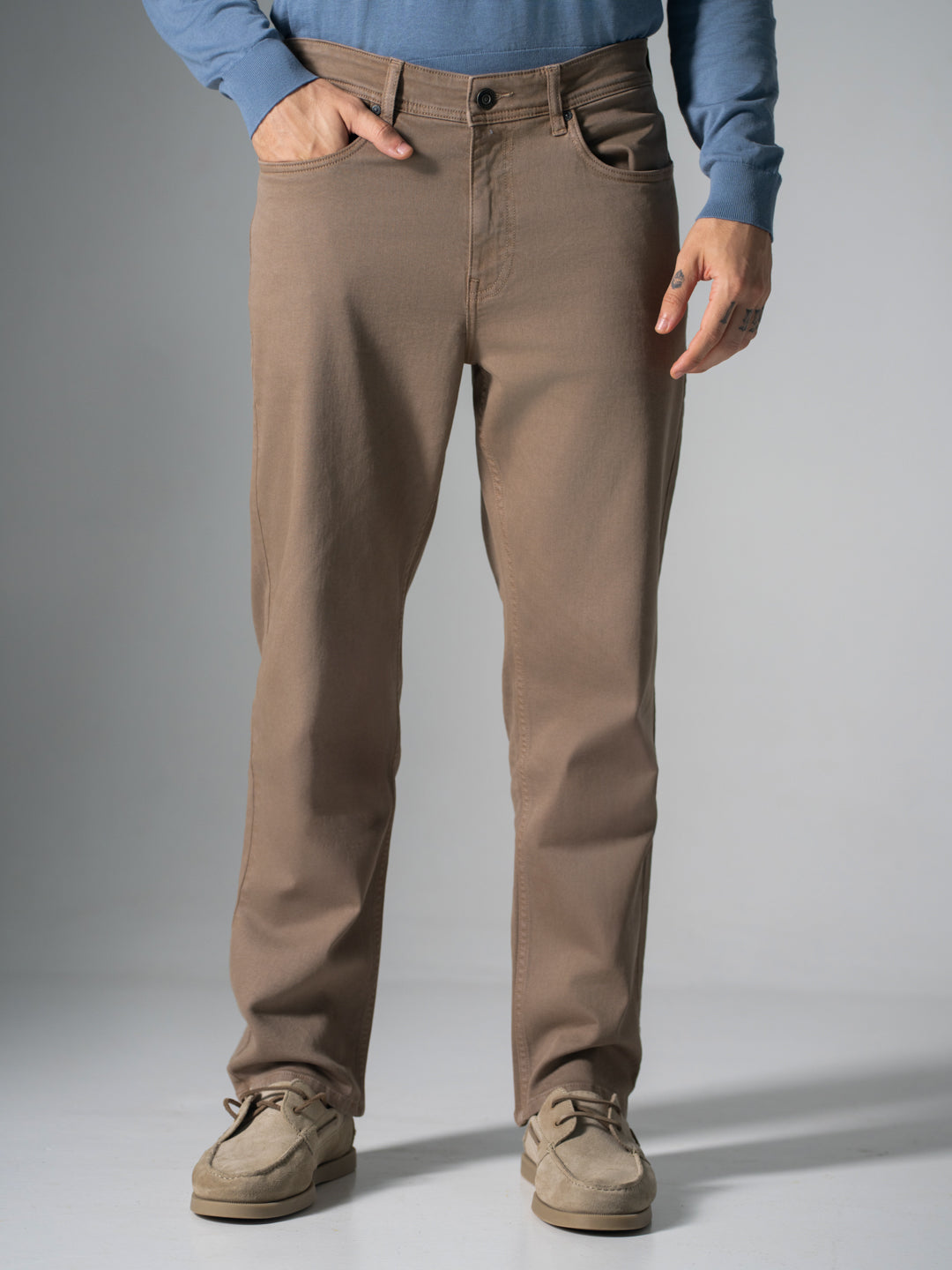 Rustwood Khaki Relaxed Fit Jeans